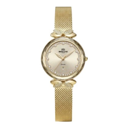 Roscani ROSWS14551 Gold Stainless Steel Strap Analog Women Watch